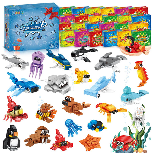 Zitetbolo ocean animals seahorse building blocks for kids improve fine motor skills and imagination