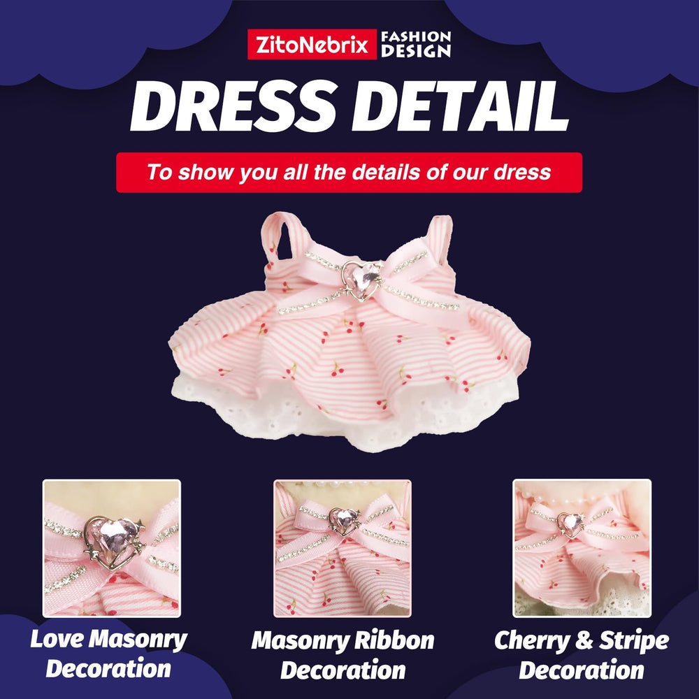ZitoNebrix pink bow headband completes a charming, ready-to-wear doll look