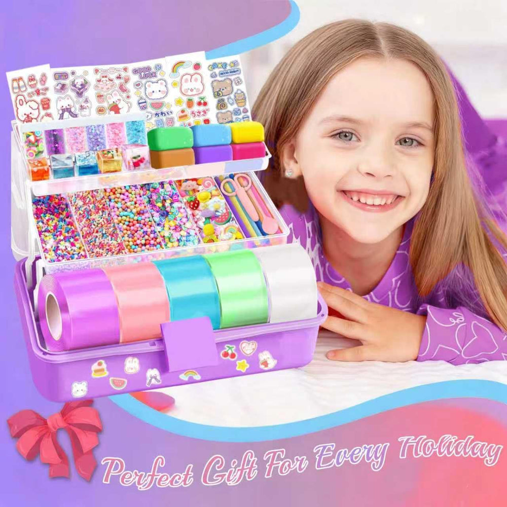 ZiZa Nano Tape Bubble Kit materials spread for creative crafts