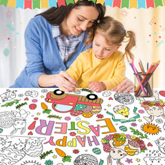 ZIZICG Happy Easter letters banner adds festive decor for celebrations.