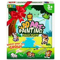 ZIZZ Aqua Puffs 3D art kit packaging with colors