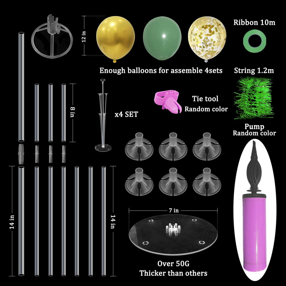 ZJDHPTY balloon stand top details for elegant arrangement planning