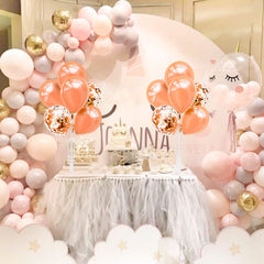 ZJDHPTY rose gold balloon pump for fast balloon inflation