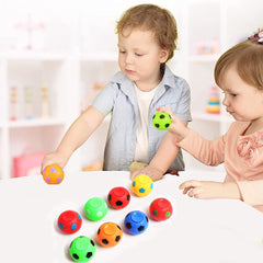 ZJDL mini fidget soccer ball shows durable plastic construction for long-lasting use.