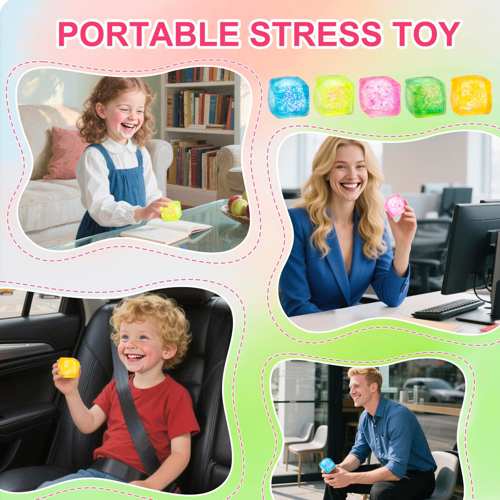 ZJDL stress cube classroom-prize easy to share as a reward.