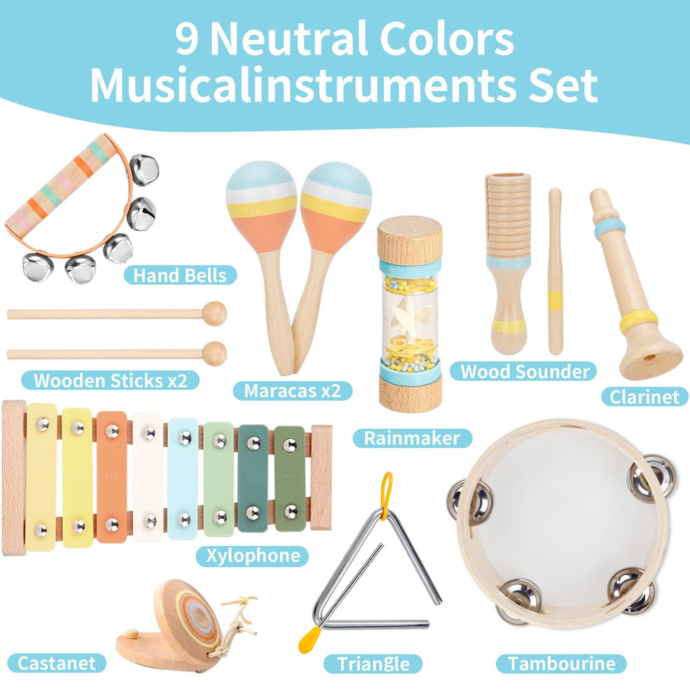 ZJEFUNS Hand bells for toddlers enhance sound recognition during play