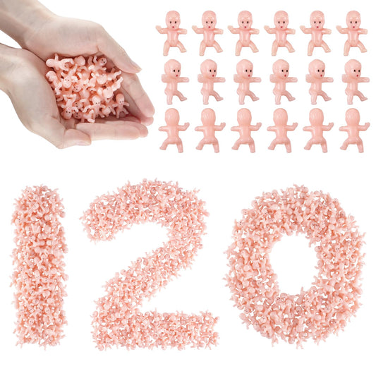 ZJJZGYXINTAI 120-piece plastic babies for games and decor