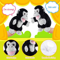 ZJoey Dinosaur hand puppet adds dramatic flair to role-play sessions.