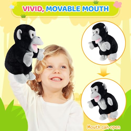 ZJoey Elephant hand puppet brings friendly, tactile puppetry to learning moments.