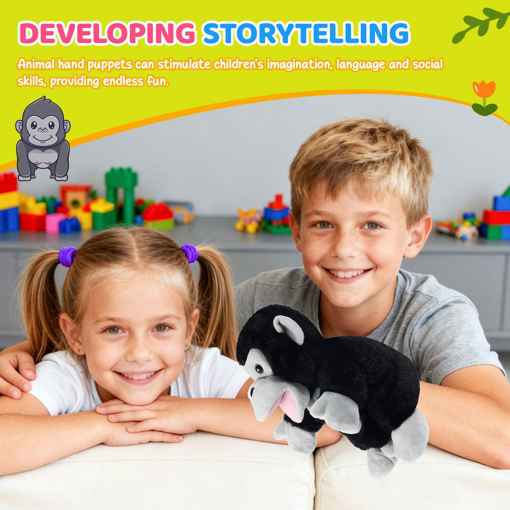 ZJoey Lion hand puppet enhances lively theater games and storytelling.