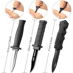 ZJoey fake knife with plastic blade and easy grip handle for pranks.
