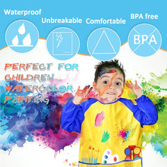 Zkptops safe material BPA-free non-toxic kids art smocks