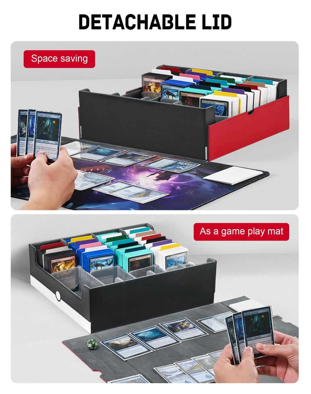 ZLCA 24 color-coded dividers helping categorize cards quickly.