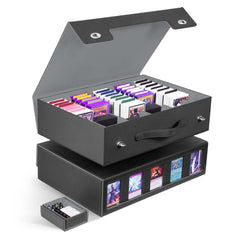 ZLCA 5-row storage box with handle front view for easy access