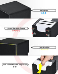 ZLCA deck box holds 150+ sleeved cards for Commander or standard games.