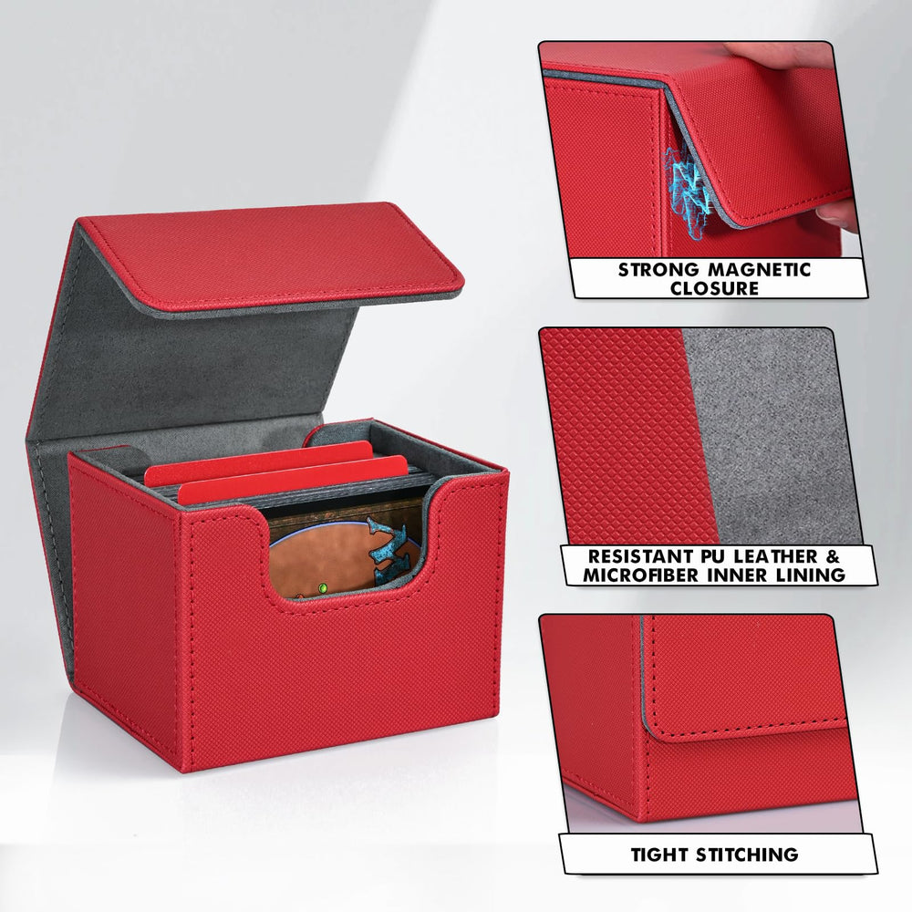 U-shaped wide mouth design for easy card removal.