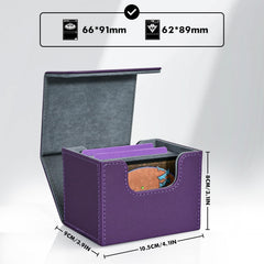 ZLCA leather exterior and microfiber lining protect MTG cards