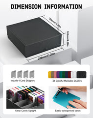ZLCA detachable lid with magnets secures contents during transport.