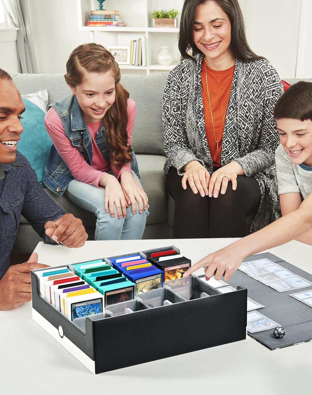 ZLCA versatile storage box for MTG, PKM, Yugioh, and other games.