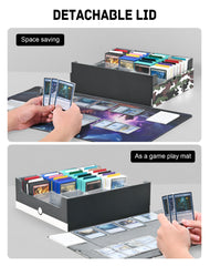 ZLCA detachable lid with magnets keeps contents secure and usable as a play mat.