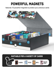 ZLCA box with four stoppers prevents card shifting during transport.