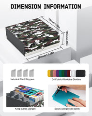 ZLCA MTG deck box exterior waterproof protection for travel and storage.