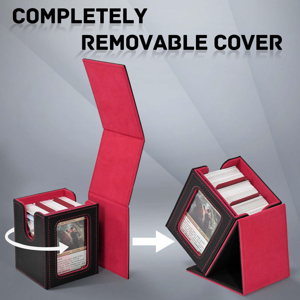 Holds 100+ double-sleeved cards in the ZLCA deck box