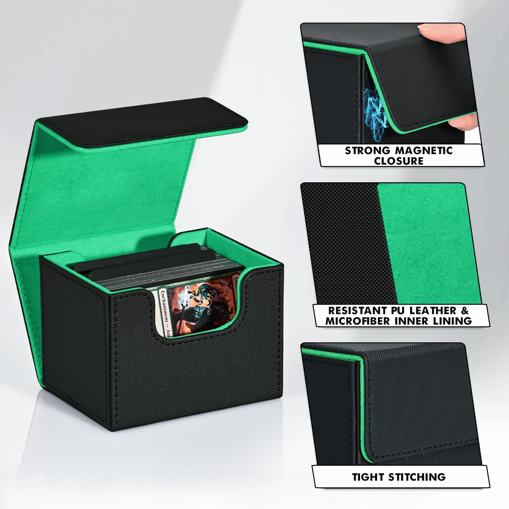 ZLCA deck box compatible with MTG and other card games.
