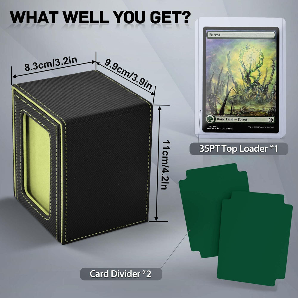 ZLCA deck box leather exterior protects your collection during transport.