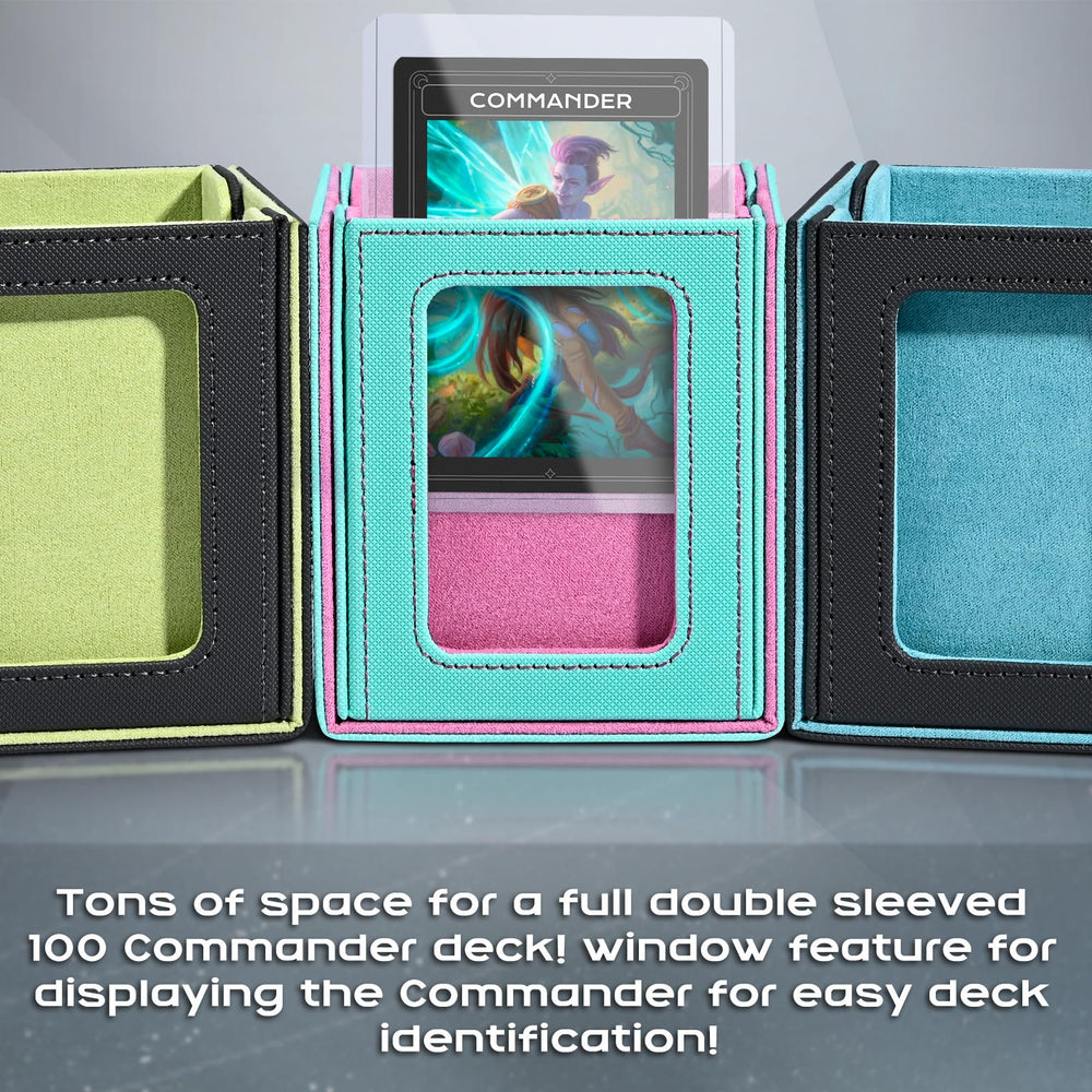 Compact, portable ZLCA deck box ideal for tournaments and game nights