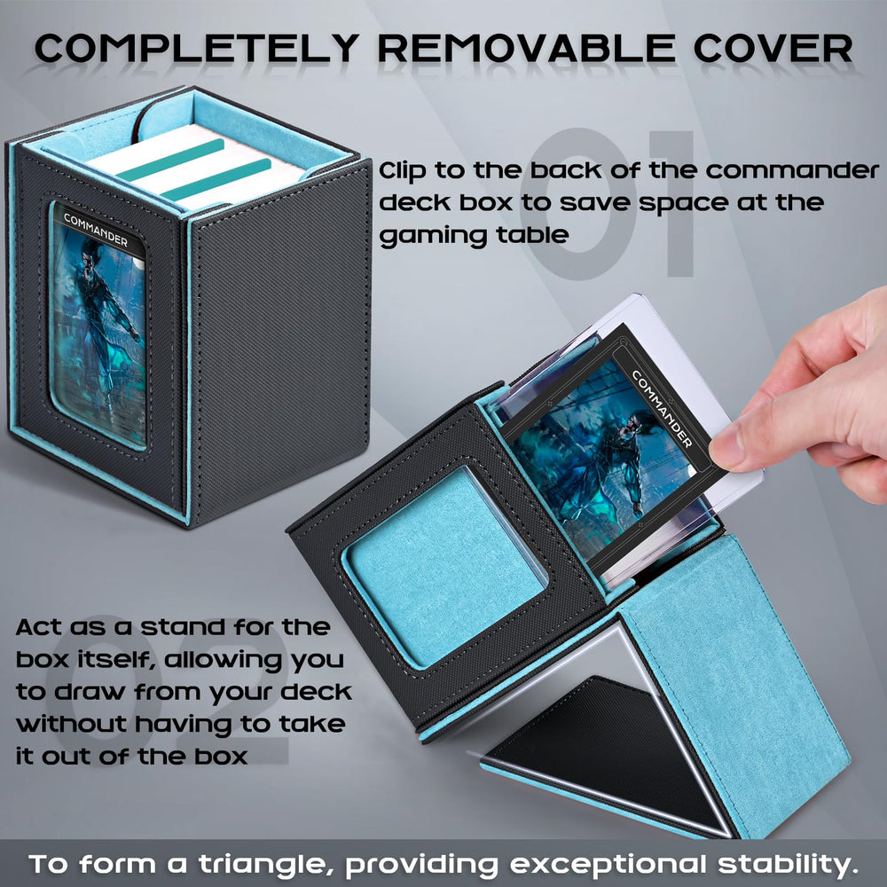 Includes 35PT top loaders to protect commander cards