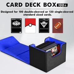 ZLCA deck box wide-mouth U-shape simplifies loading and removing cards