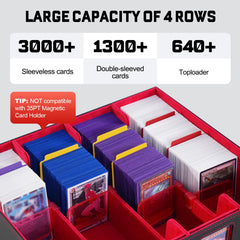 ZLCA MTG storage box includes top loaders for protected sleeved cards
