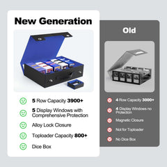 ZLCA metal latch provides secure closure for card storage