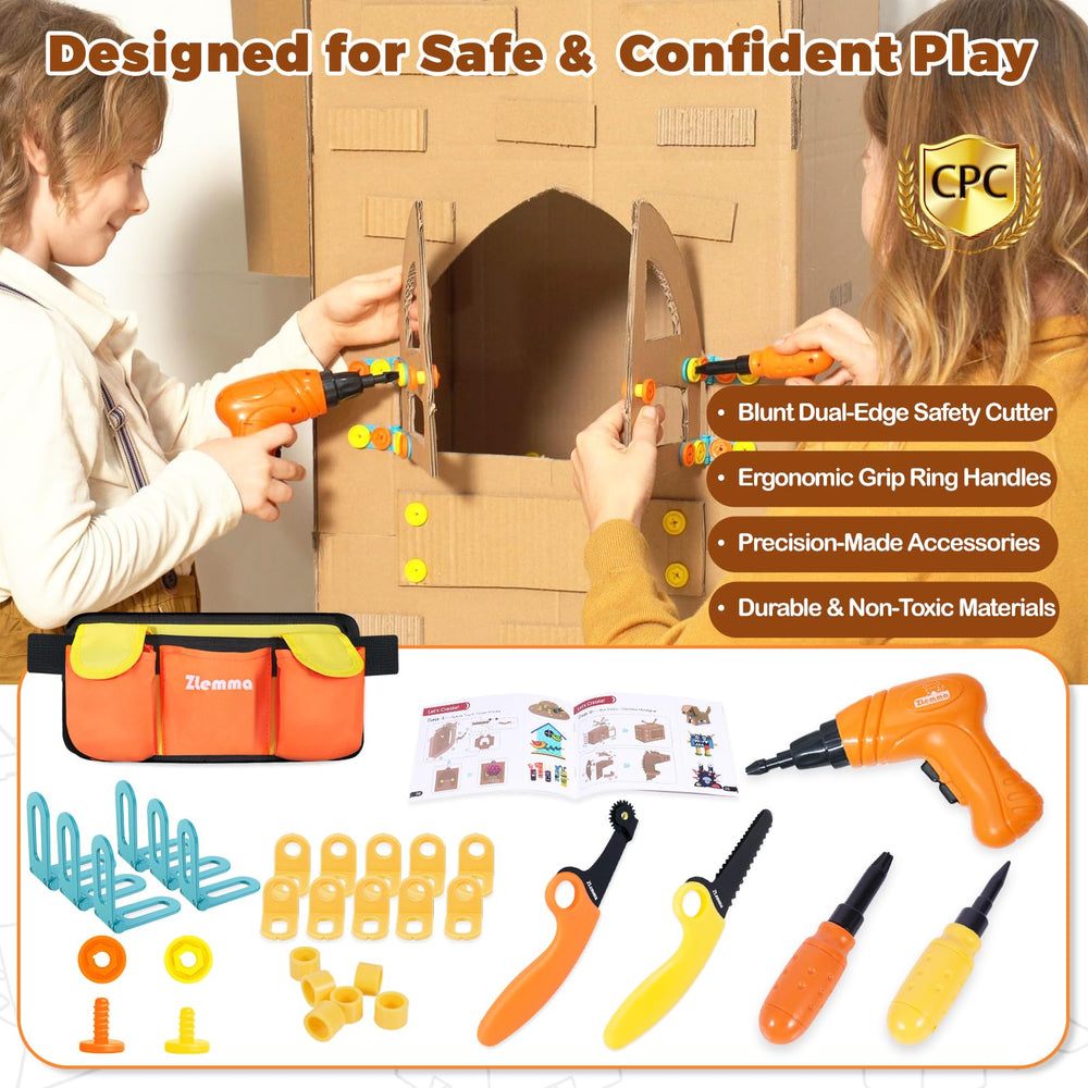 ZLemma Recyclable Gift Box Storage keeps tools tidy and teaches eco-friendly packaging habits.