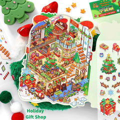 Zlineviy 3D sticker scene: Durable materials ensure lasting play