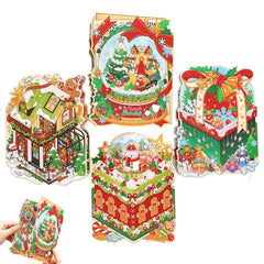Zlineviy 3D sticker scene: Holiday Gift Shop for vivid holiday decor and interactive display