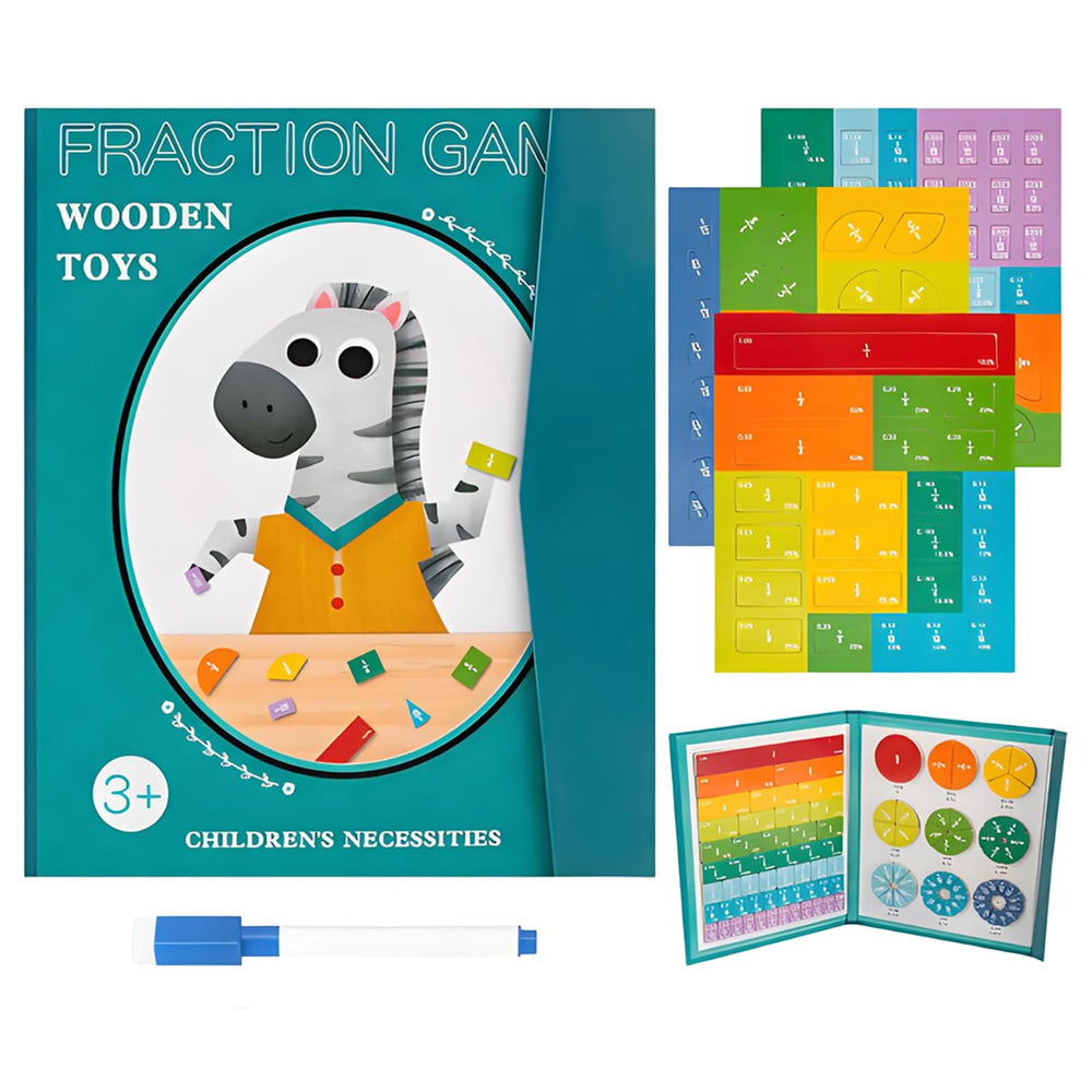 ZLverdeza Magnetic Fraction Demonstration Book cover invites hands-on learning and classroom engagement.