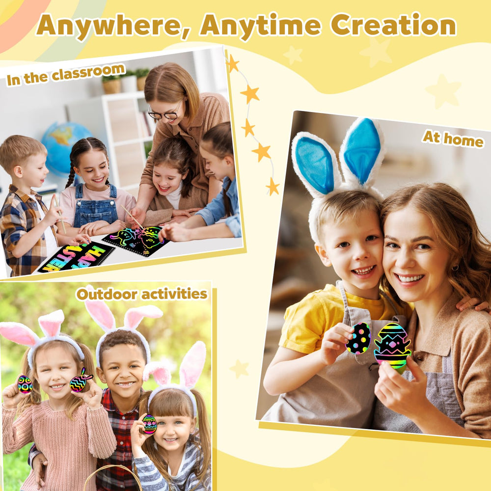 ZMLM Rainbow Scratch Notebook Easter gift idea ready for kids baskets.