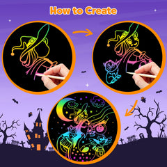 ZMLM Rainbow Scratch Set family friendly activity promotes creative play
