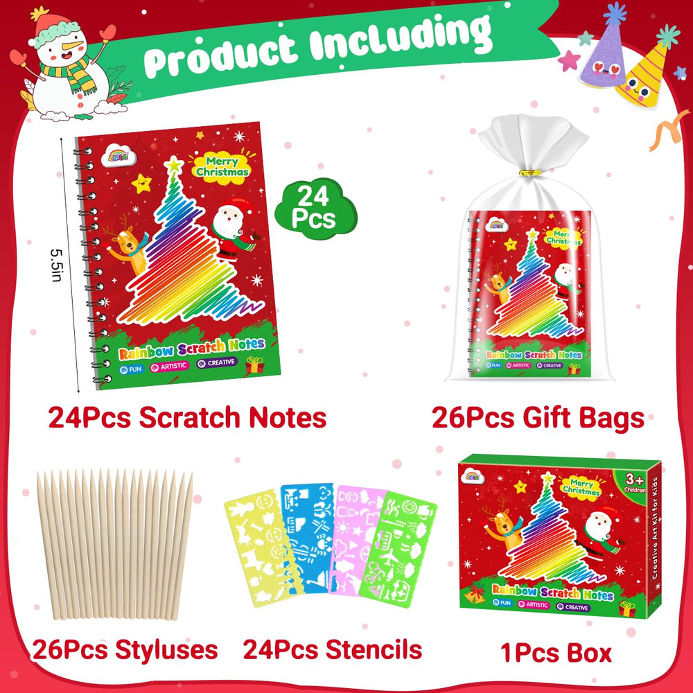 ZMLM Rainbow Scratch Stylus: wooden tool for clean, colorful reveals.