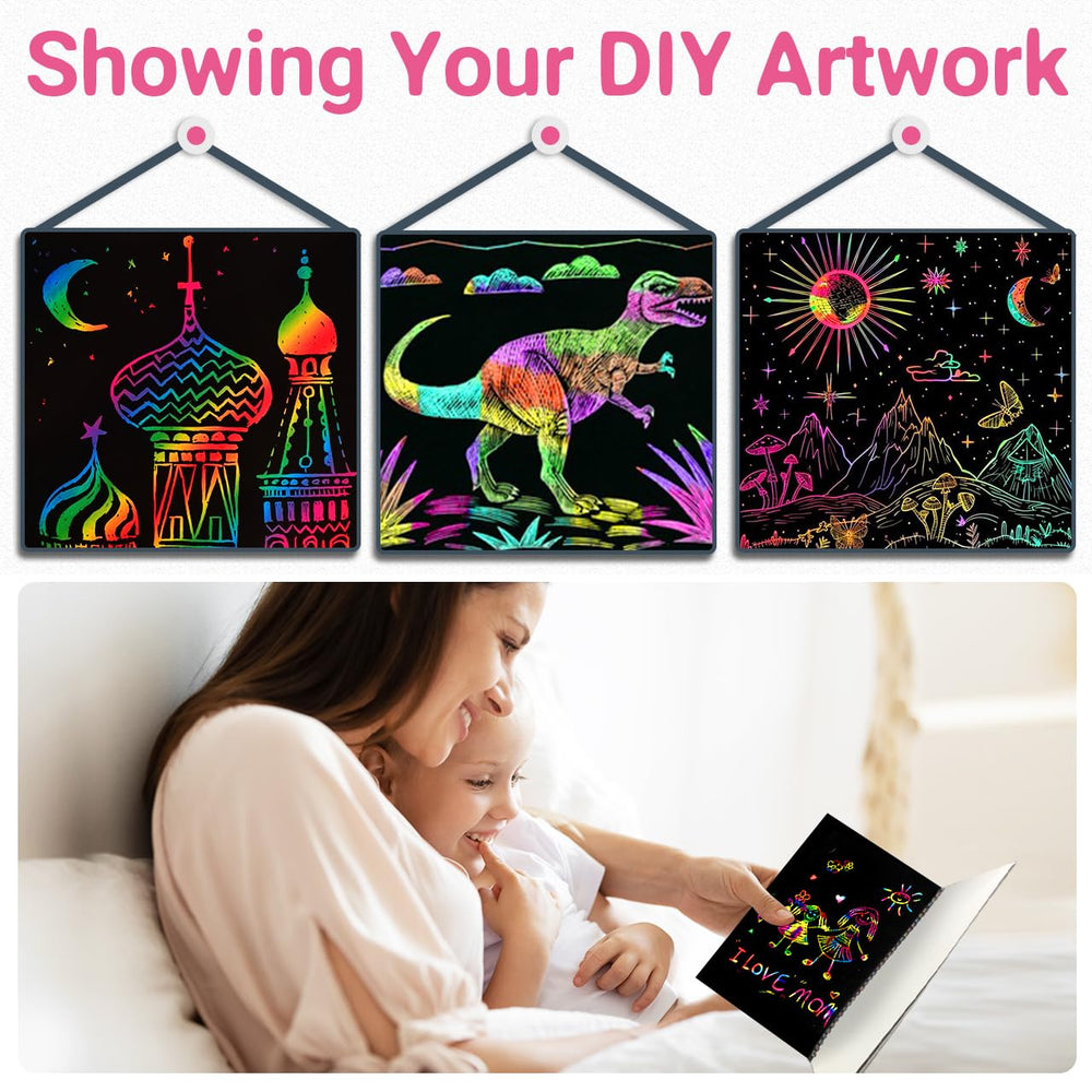 ZMLM Scratch Paper Art Set makes a playful Easter gift idea.