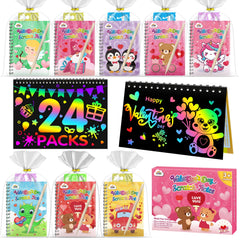 ZMLM scratch rainbow notebooks offer mess-free art for classroom activities.