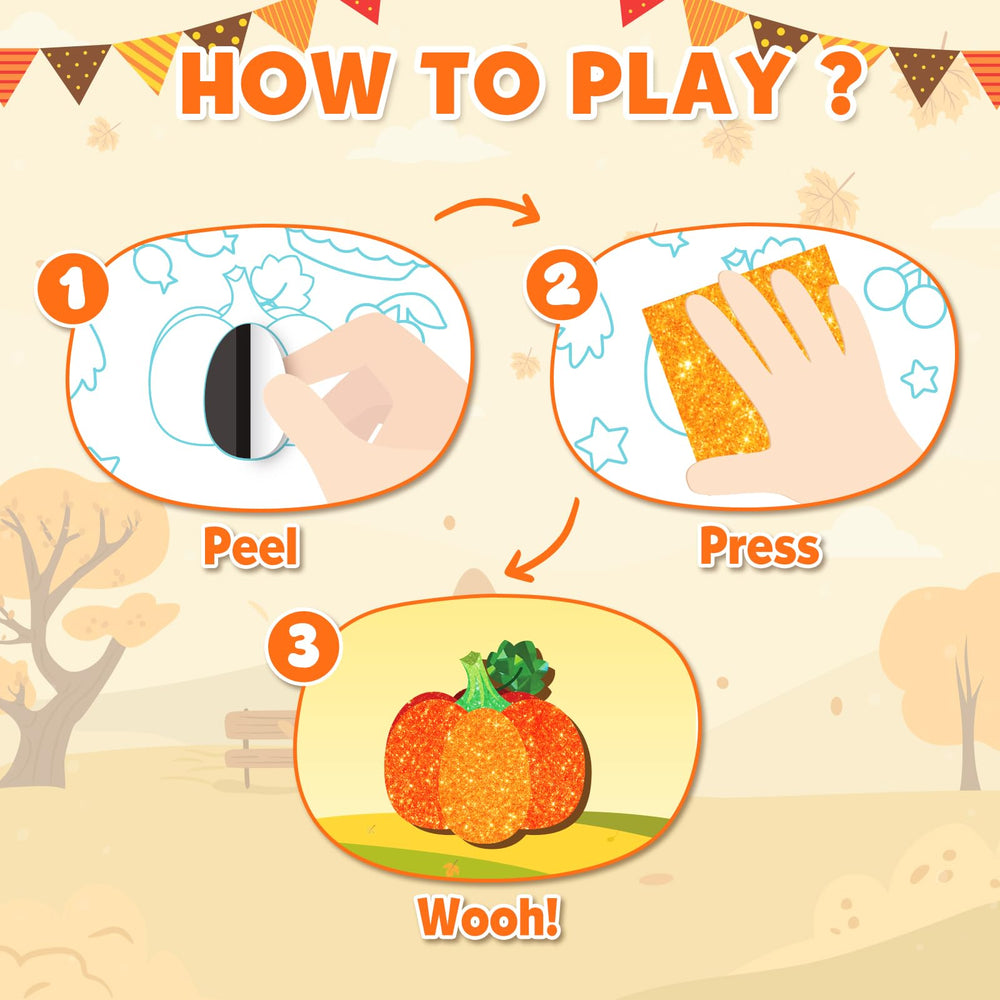 ZMLM foil sheets and stickers spark imagination with tree, bell, and candy motifs.