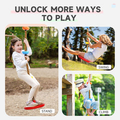 ZNCMRR backyard playset-ready kit supports versatile tree swings