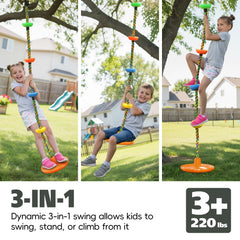 ZNCMRR climbing rope offers secure grip for confident ascents.