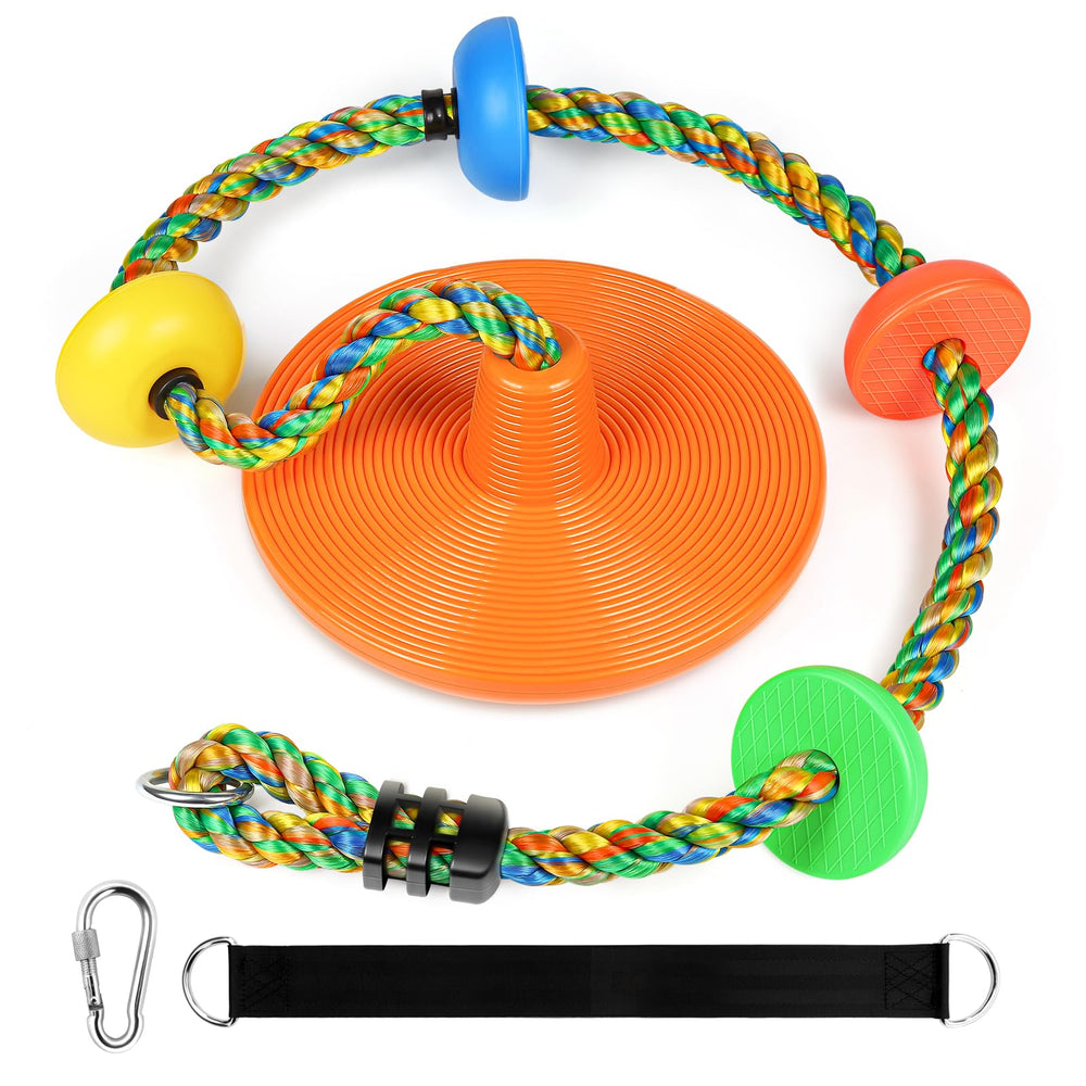 ZNCMRR tree swing seat for kids, durable backyard fun.