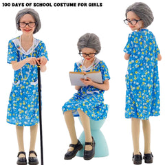 Znorso Old Lady Costume Kit cane; lightweight prop for playful character play