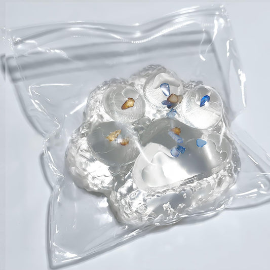 Zoacrn Big Taba Squishy Paw clear cat paw toy for desk play