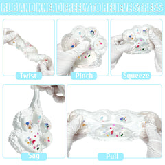 Zoacrn Cat Paw with colorful interior stones for tactile fun